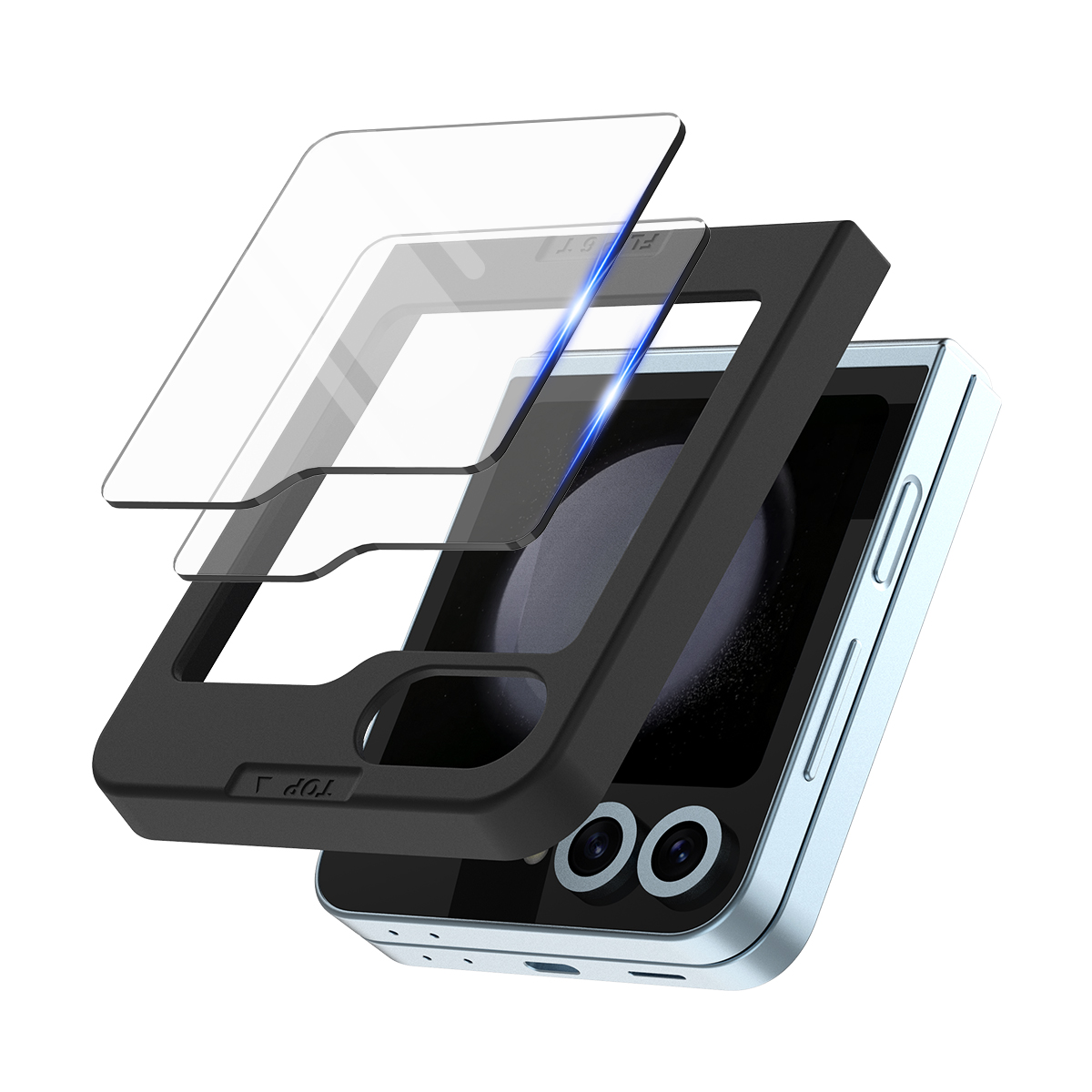 갤럭시 Z플립6 아라리 전면 액정보호유리 코어 2매