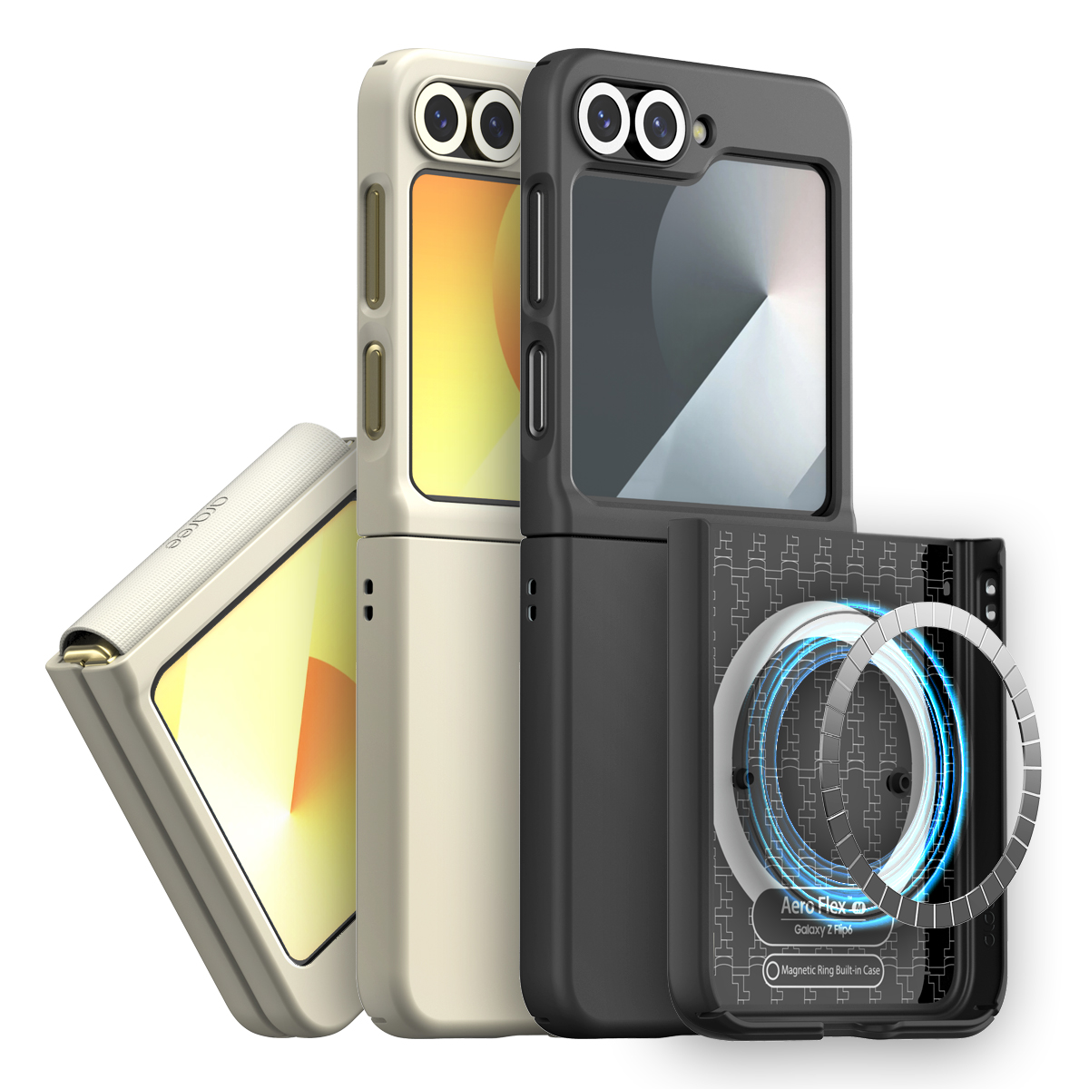 갤럭시 Z플립6 아라리 마그네틱 힌지보호 에어로 플렉스M