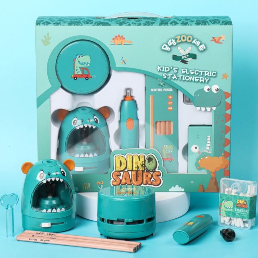 [몽땅주] 자동연필깎이 올인원 학용품 선물 SET