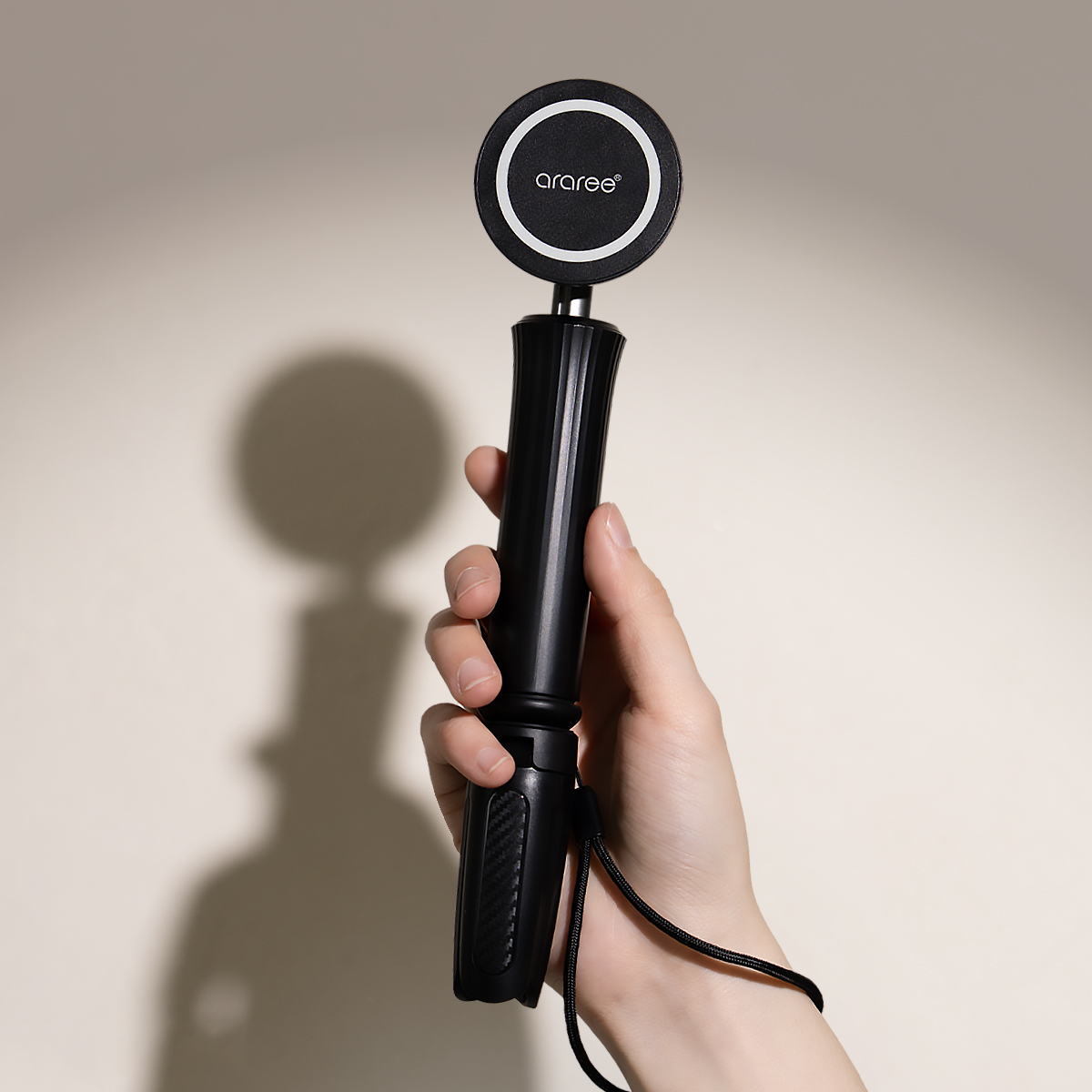 마그넷 미니 셀카봉 브이로그 삼각대 맥피포드 라이트(블랙)