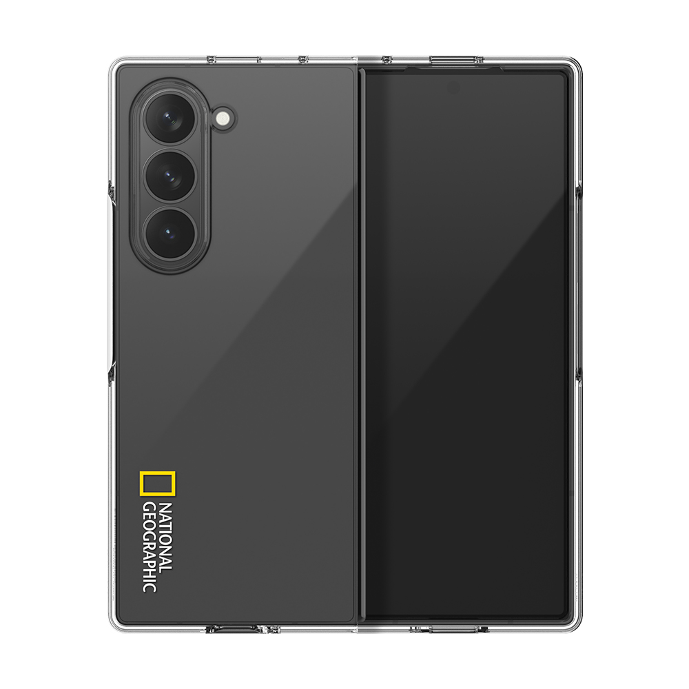 갤럭시 Z폴드6 내셔널지오그래픽 크리스탈 슬림 핏 케이스