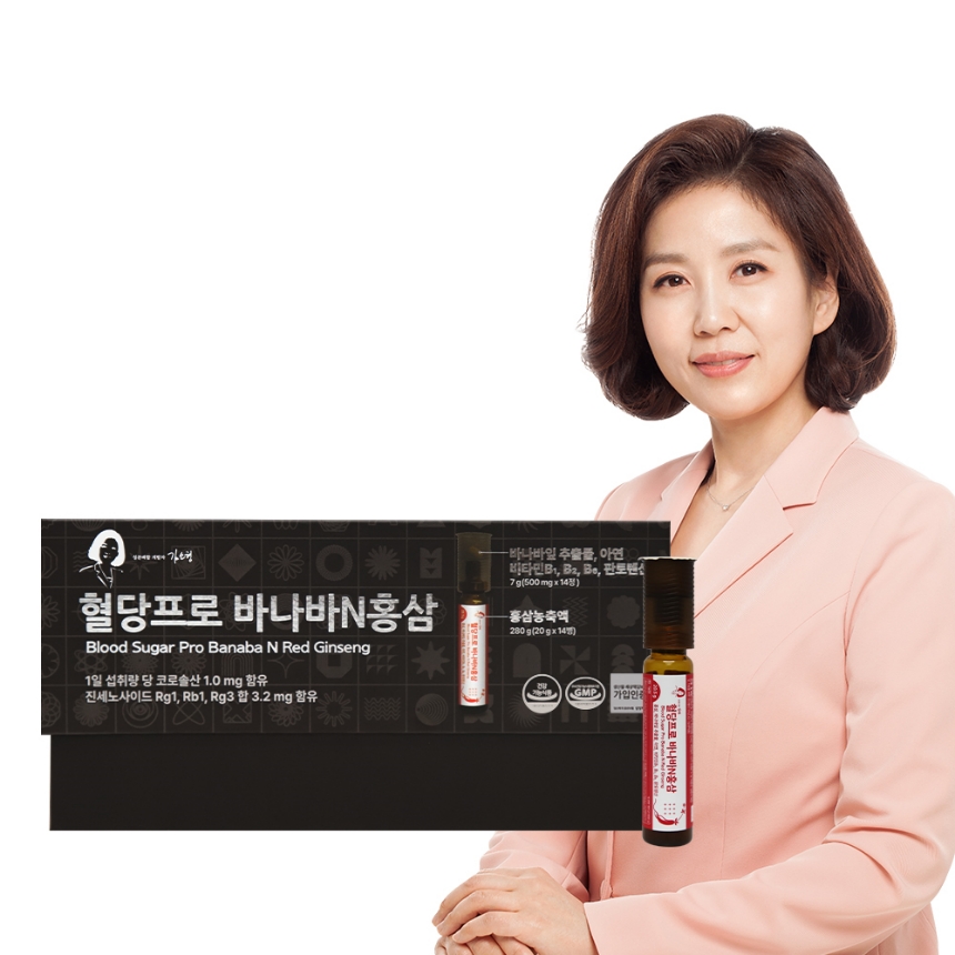김소형 혈당프로 바나바N홍삼(전용쇼핑백포함)