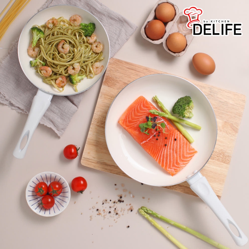 [디라이프] 오르비 세라믹 프라이팬 2종세트 (20cm+24cm) 