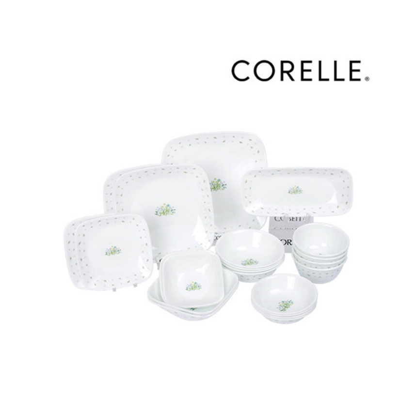 [코렐] 허브 4인 22P 홈세트 (백화점 판매상품)